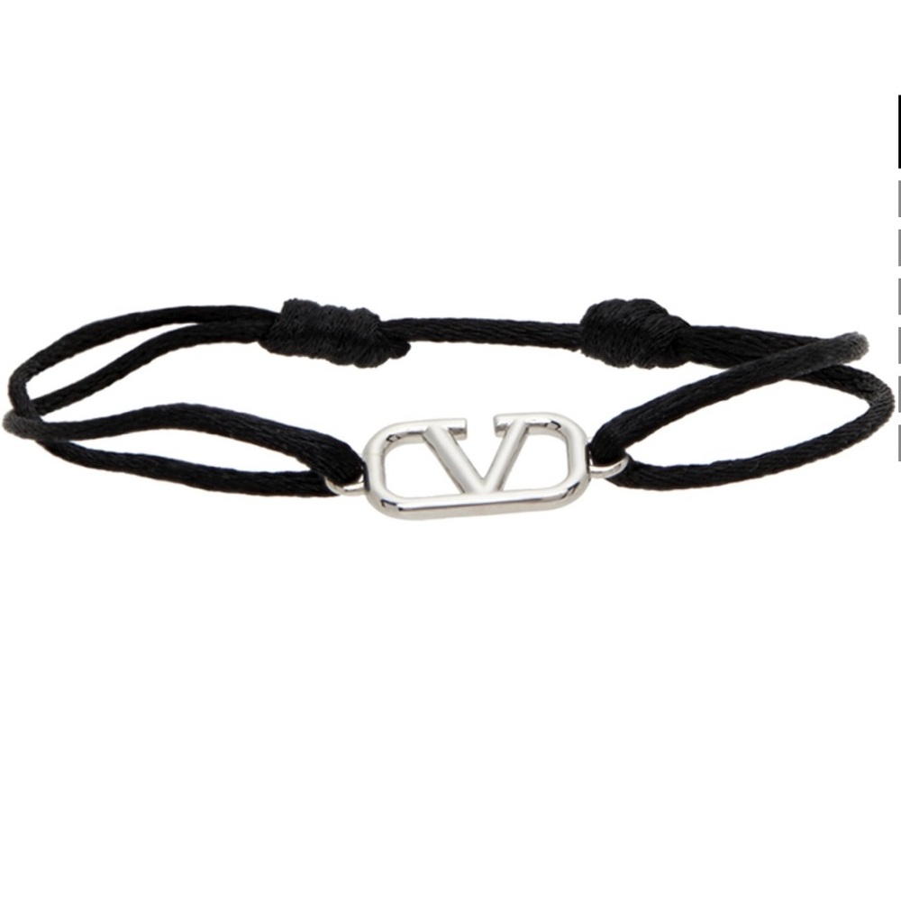 Valentino Black Cord Bracelet- Disassembled